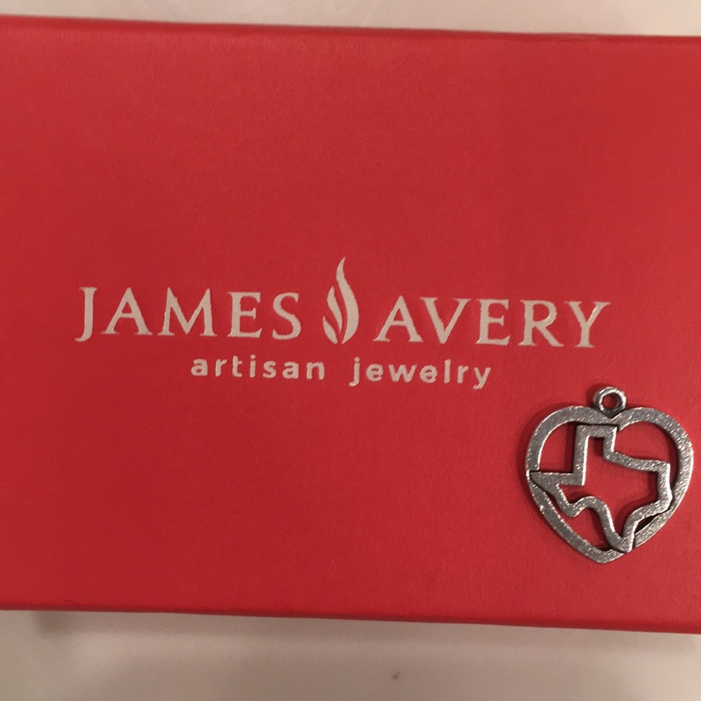 Texas Heart Charm James Avery Retired